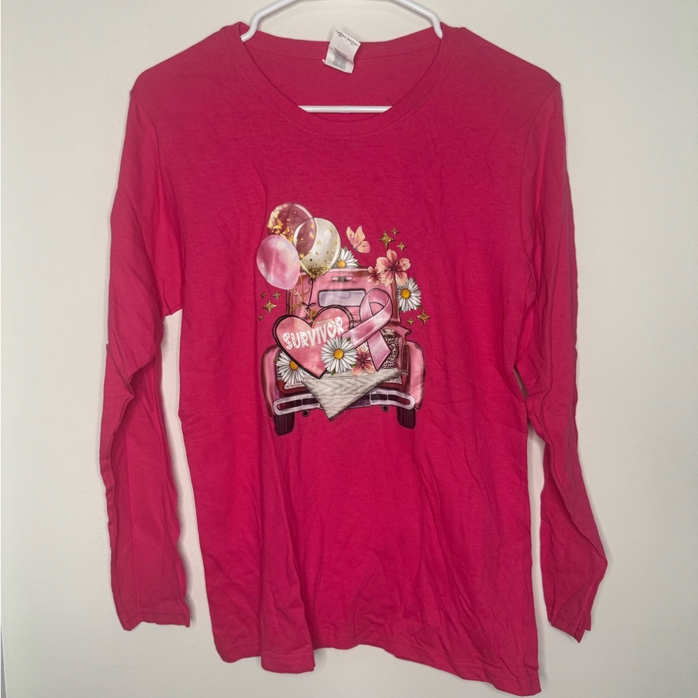 Survivor Pink Long Sleeve Women's Tee